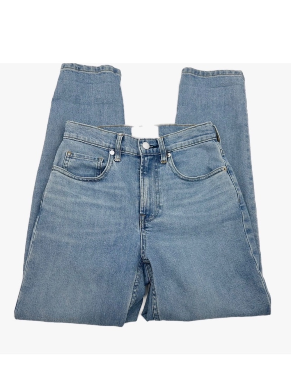 Everlane Cheeky Jean Ankle Light Wash High Rise Denim Size 25 - Picture 3 of 14